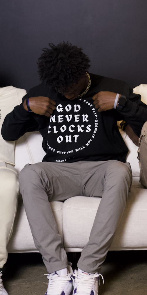 GNCO BLACK CREWNECK SWEATSHIRT